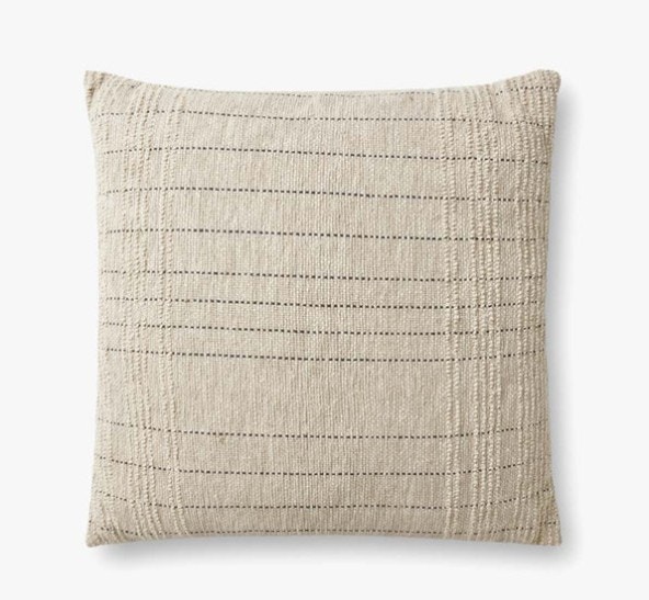  PILLOWS 22 x 22 IVORY 