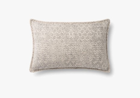  PILLOWS 21 x 13 GREY 