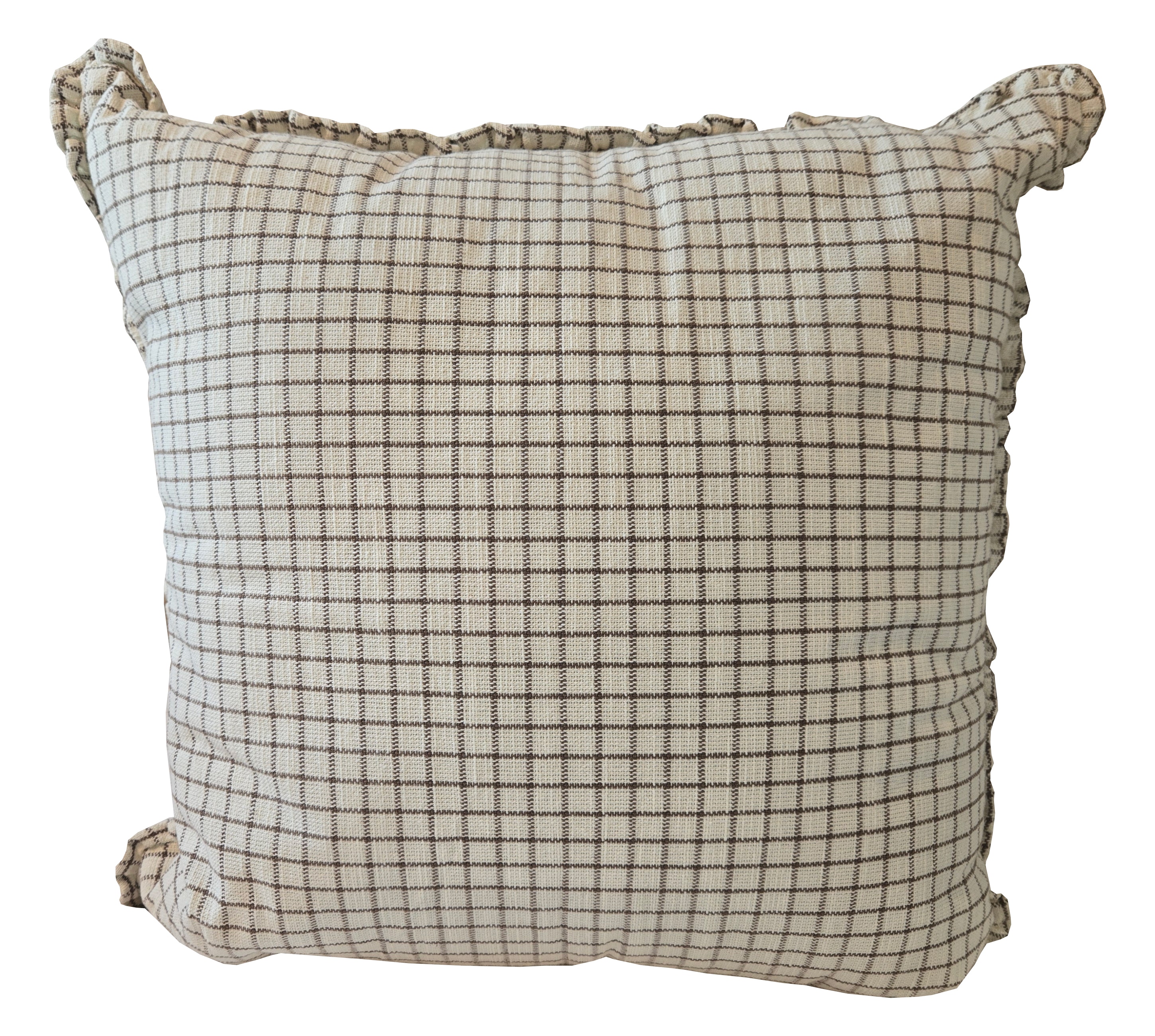  PILLOWS 22 x 22 IVORY / EARTH 