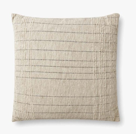  PILLOWS 22 x 22 IVORY 