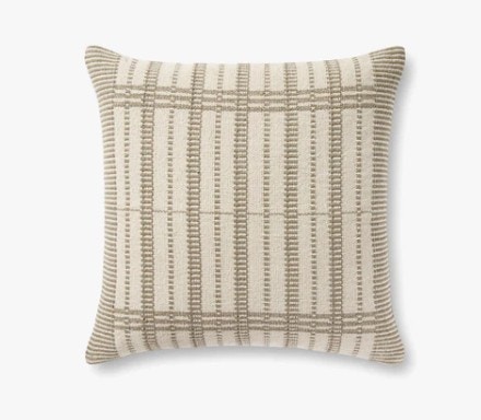  PILLOWS 22 x 22 SAGE / BEIGE 