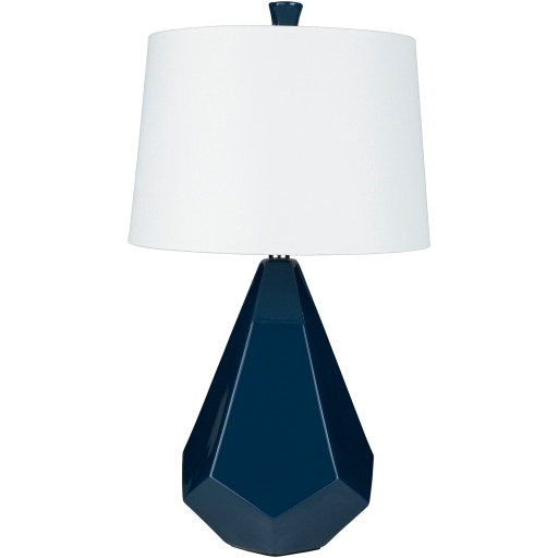 navy table lamp