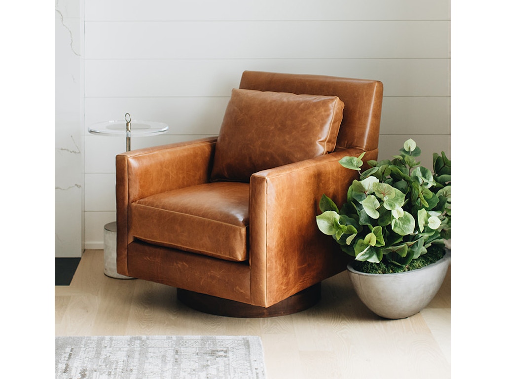 watson leather swivel chair