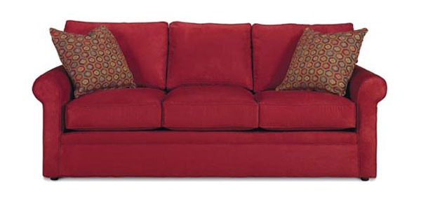 Red sleeper sofa queen top