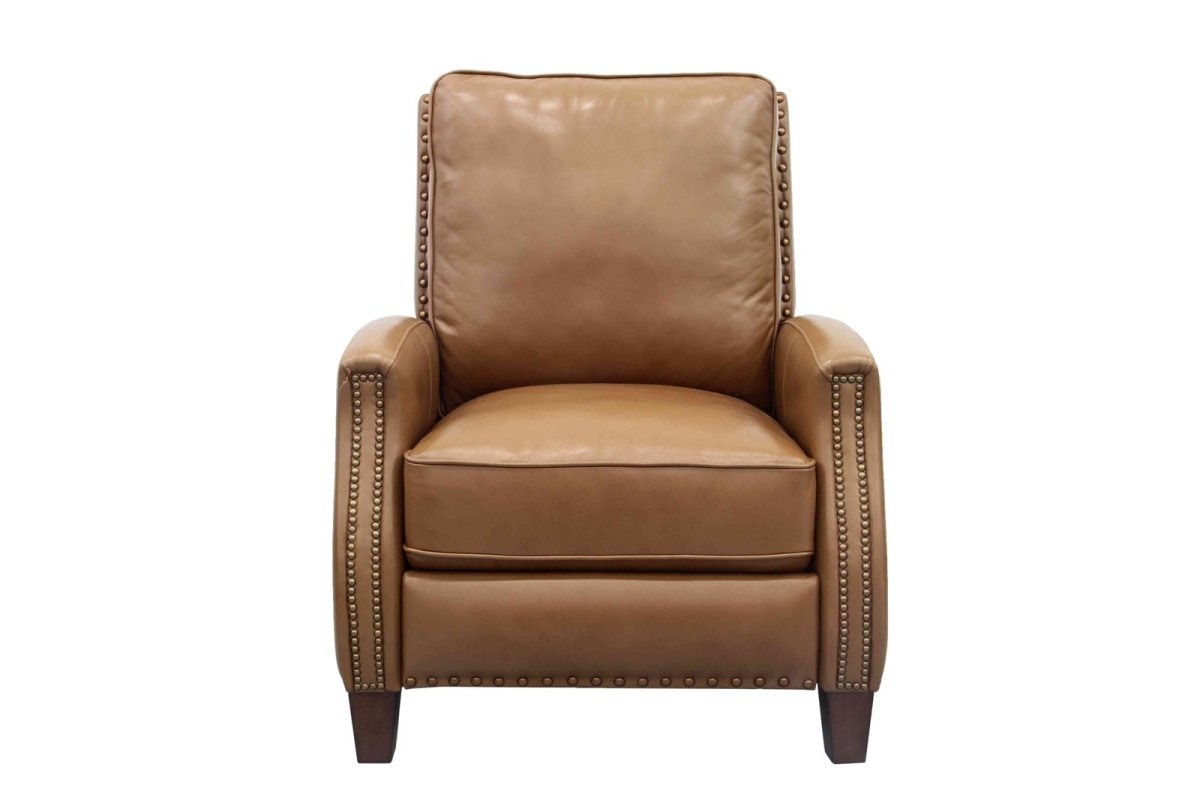  Marina Leather Press Back Recliner 