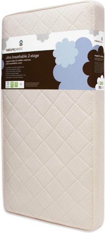 NP Organic Ultra Breathable 2-Stage Crib Mattress Waterproof