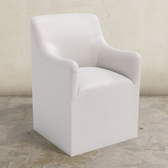 Priya Dining Chair with Casters