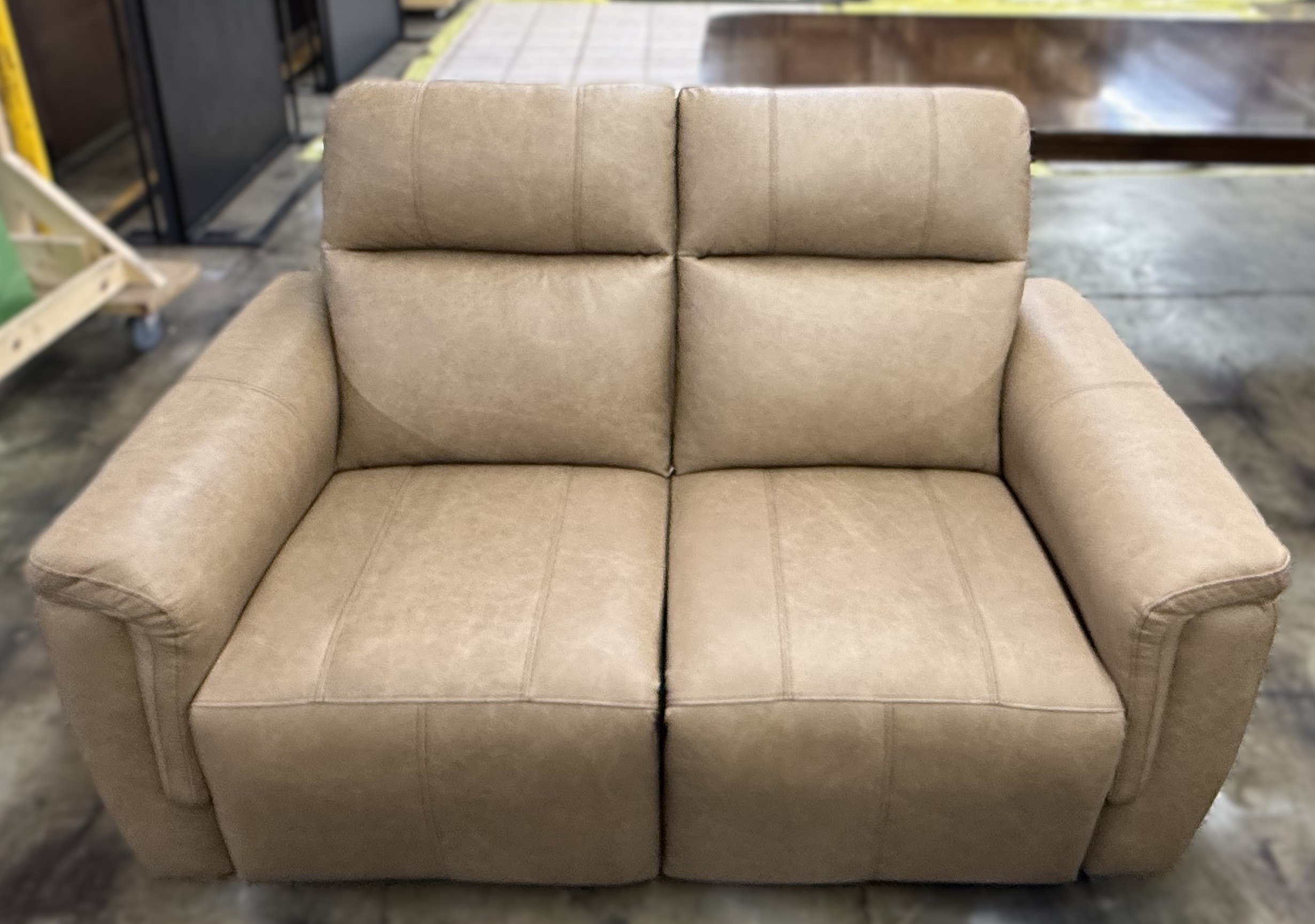  2PC HARRIS LOVESEAT RECLINER 