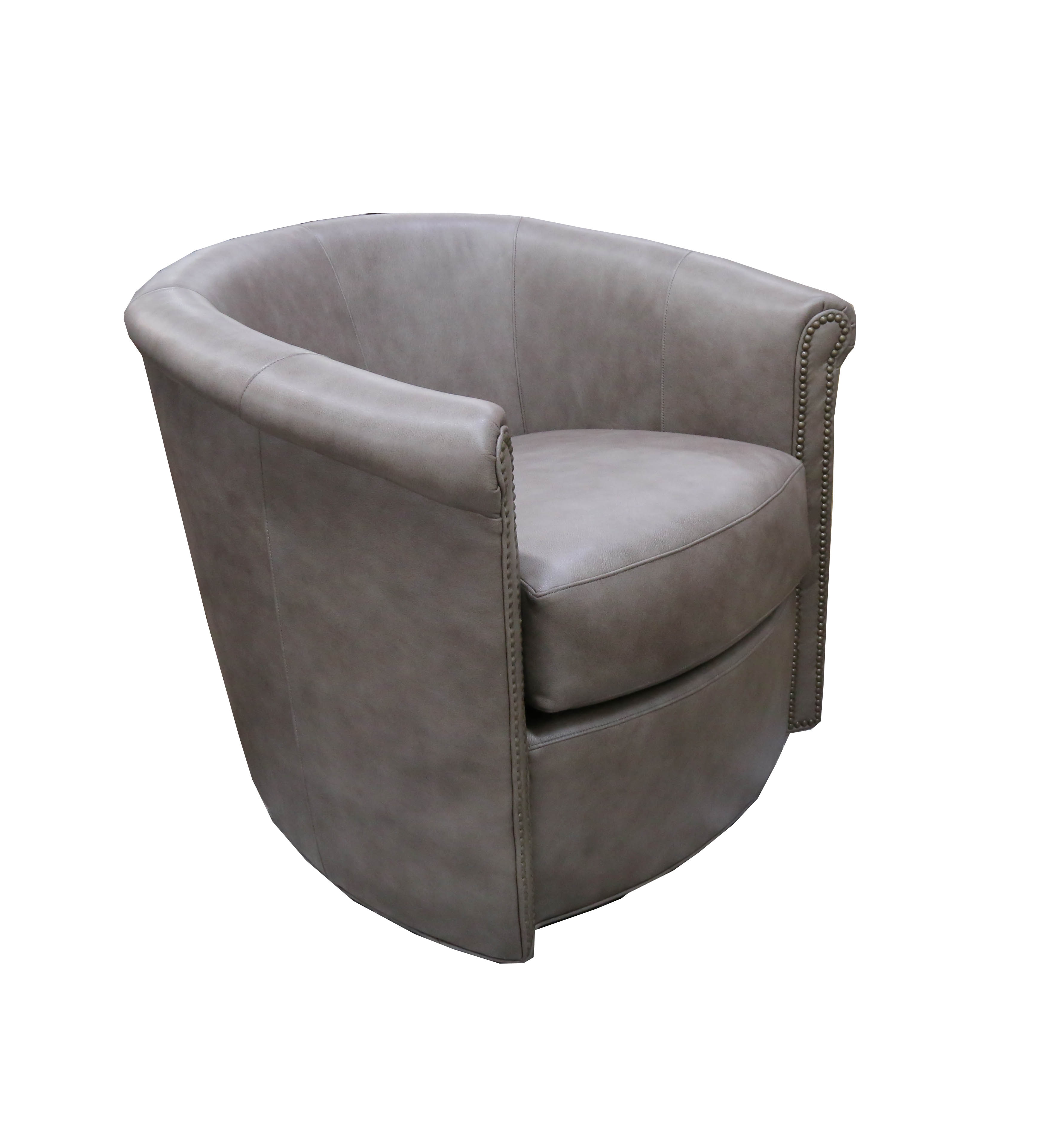  SPARTA SWIVEL CHAIR IN LEATHER 
