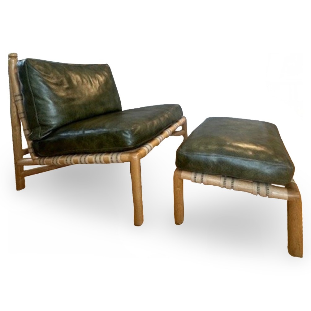  FLANNERY CHAIR and OTTOMAN 