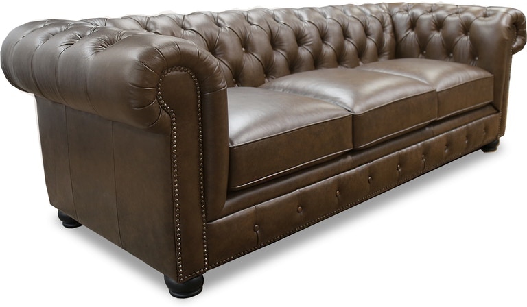 carlton leather chesterfield sofa