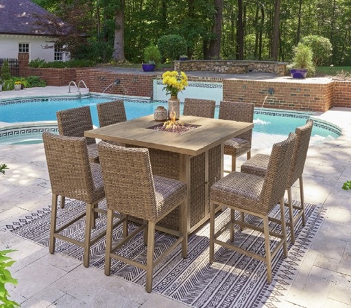  9 Piece Coronado Dining Set 
