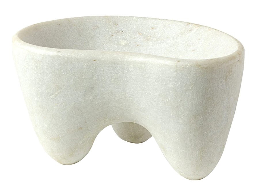  Orvieto Footed Marble Bowl 