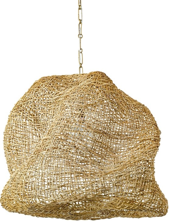  ANDORRA WICKER PENDANT LARGE NATURAL 