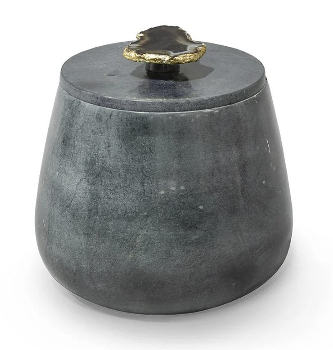  JASPER SOAPSTONE BOX, LARGE 