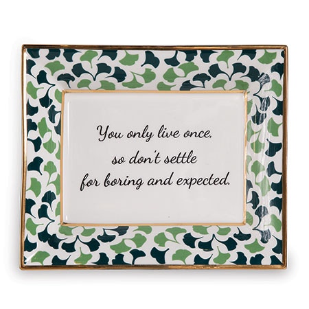  Dont Settle Plate - Set Of 2 