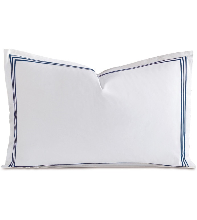  Tessa Navy Queen Pillow Sham 