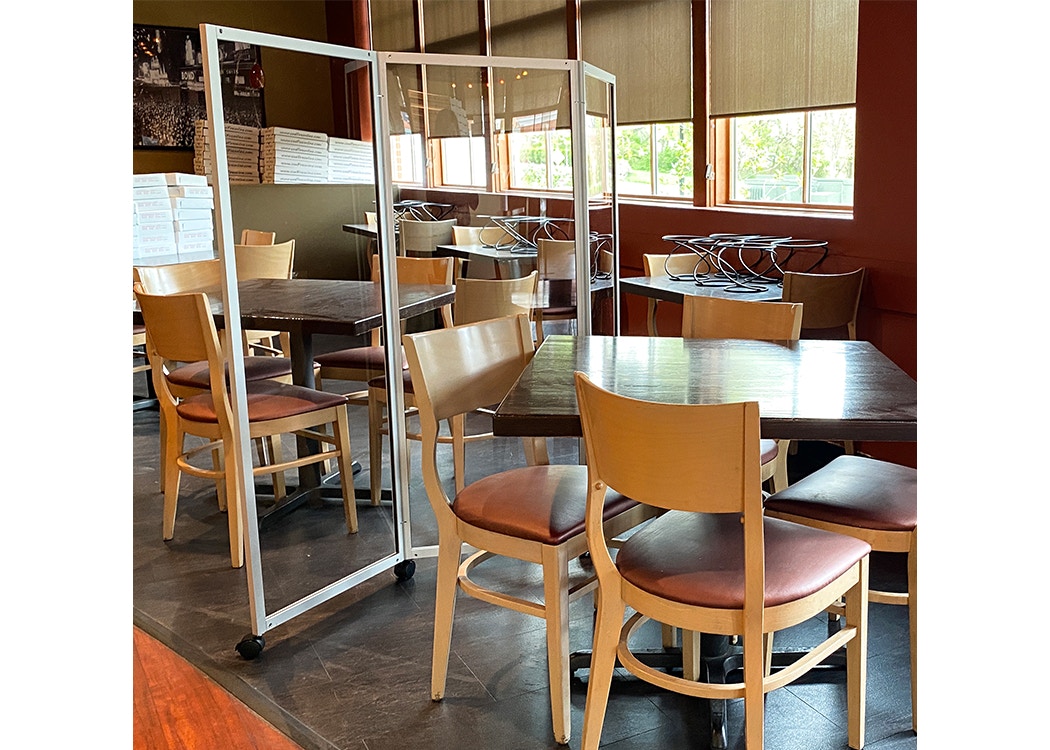  Folding Table Divider Hygiene Barrier 