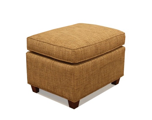  Concord 26" OTTOMAN W/WOOD LEG 