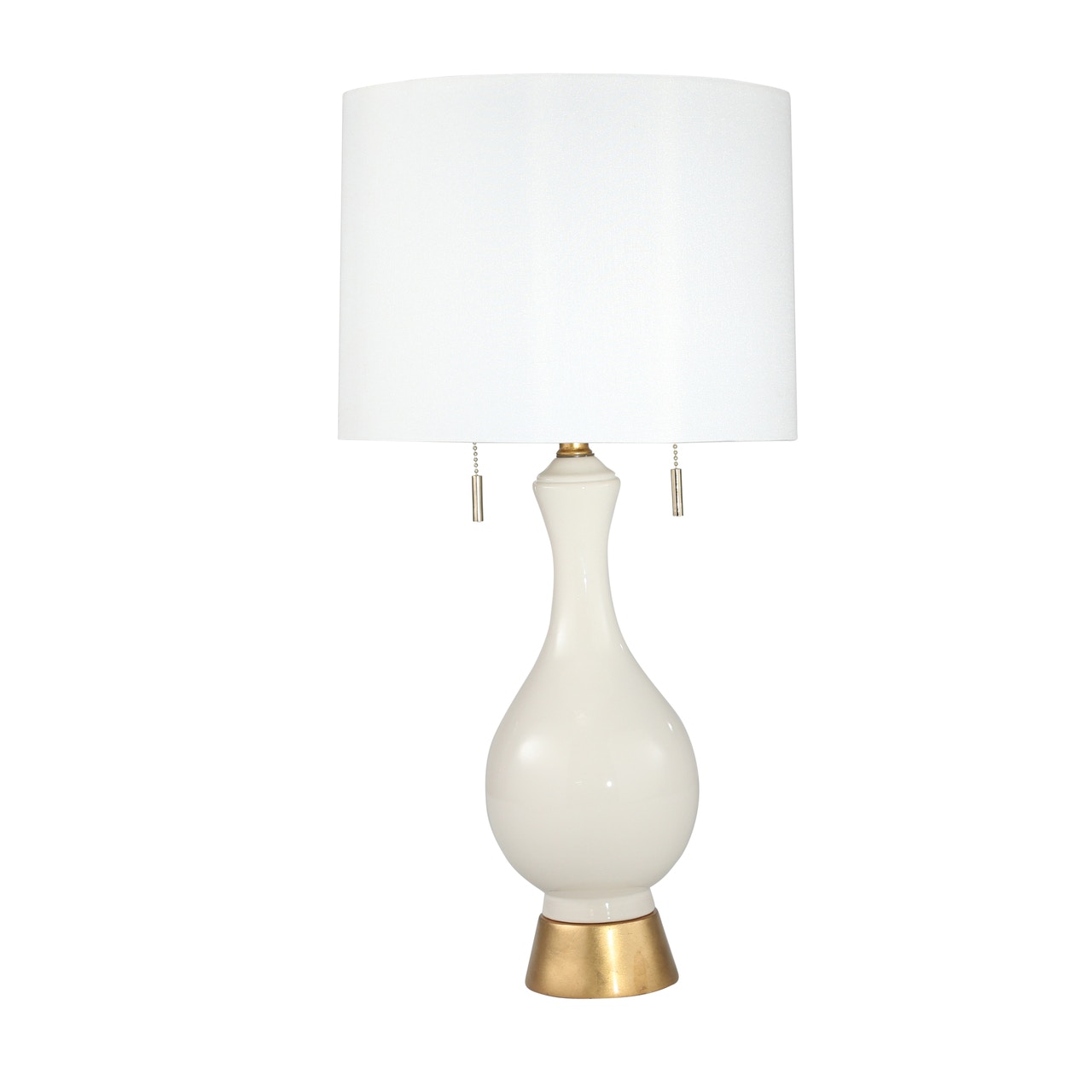 green gold lamp