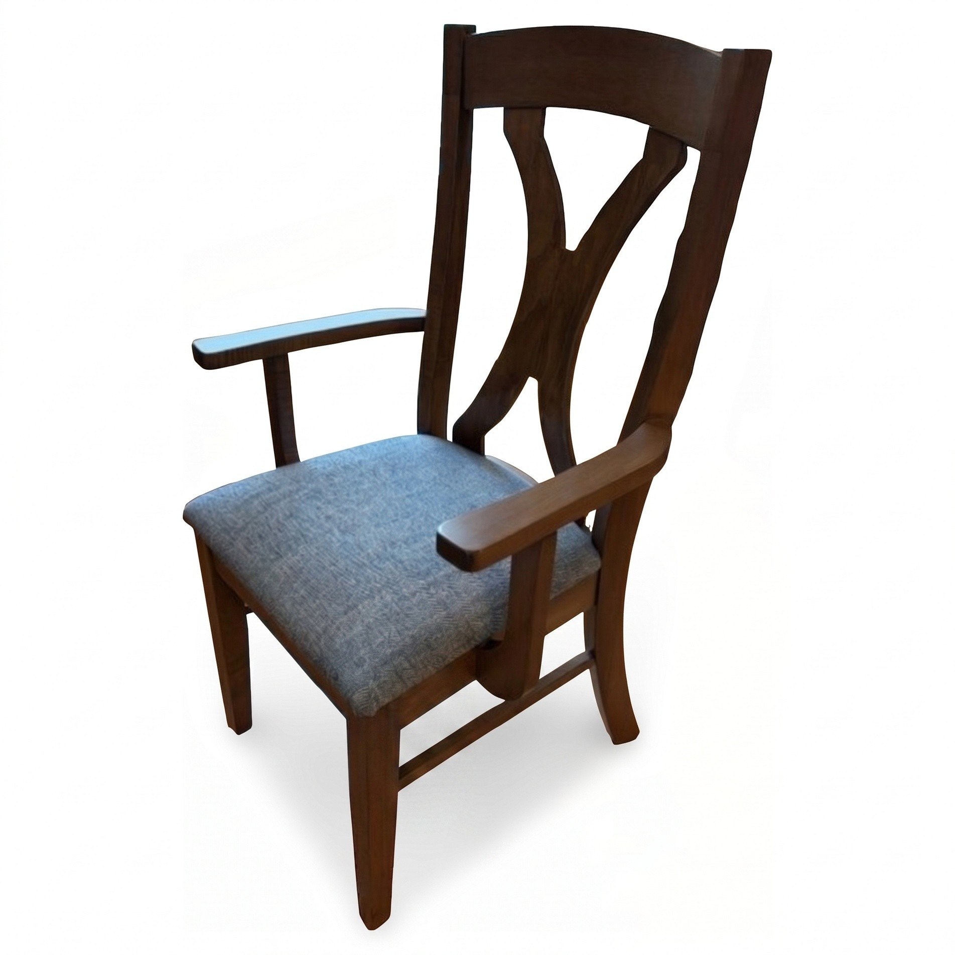  Hamptons Arm Chair Fabric Seat 