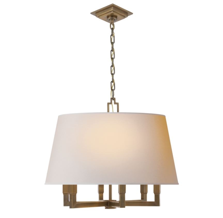 visual comfort drum chandelier