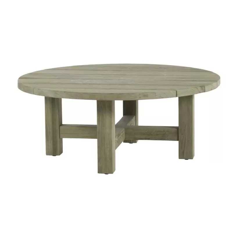  Croquet Teak 40 Round Coffee Table 