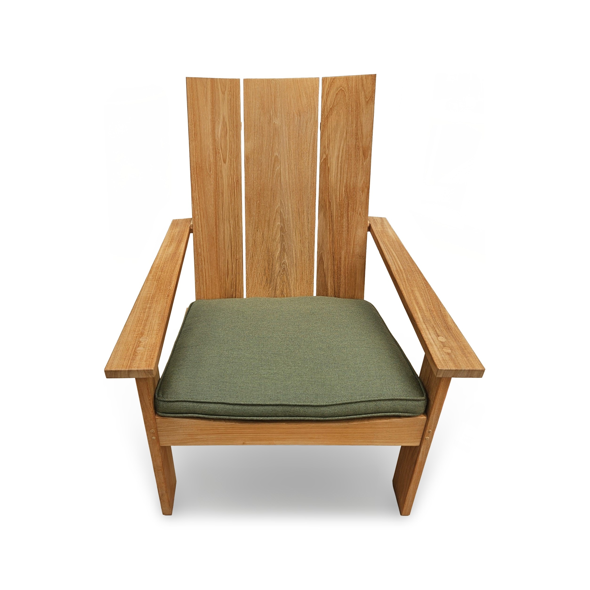  2 Piece Ashland Teak Adirondack w/ Cushion 