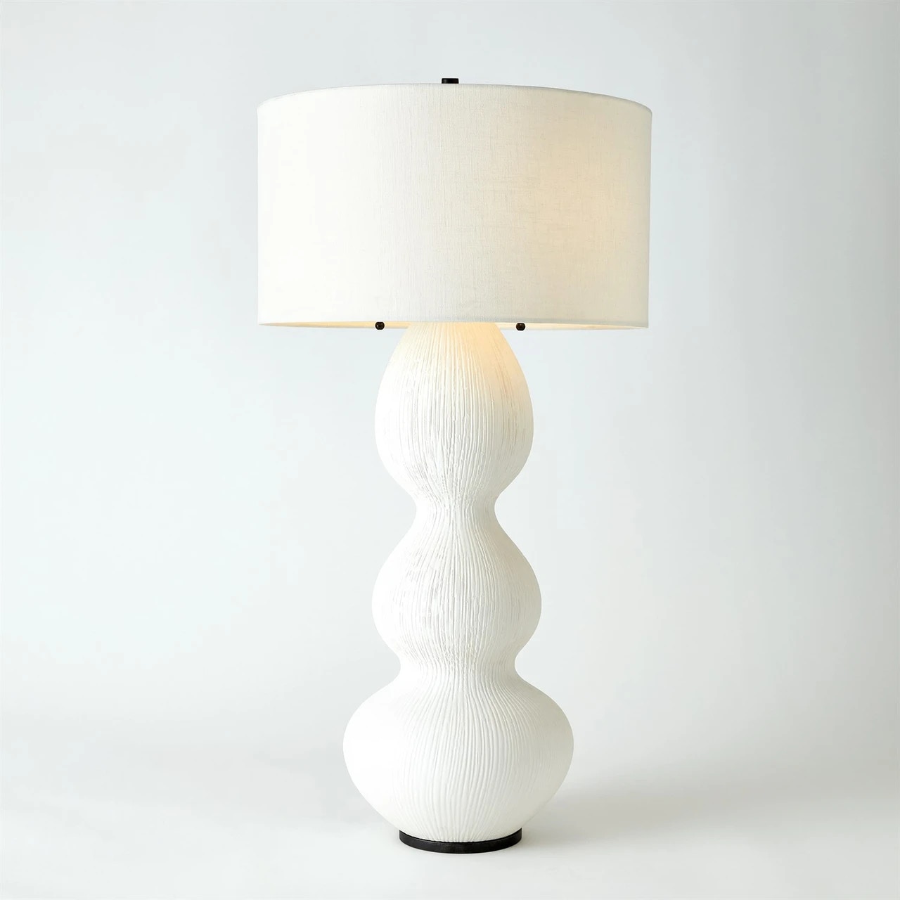  Torch Table Lamp-Matte White 