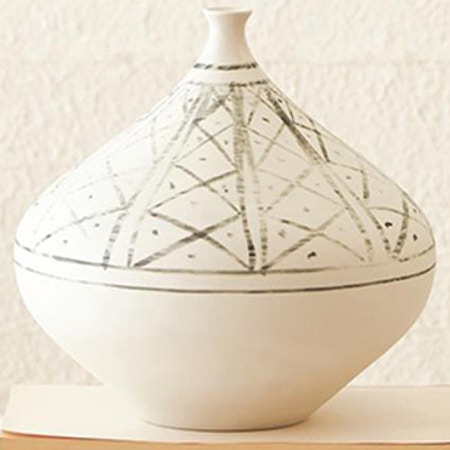  Grenz Vase Hand Painted Sm 