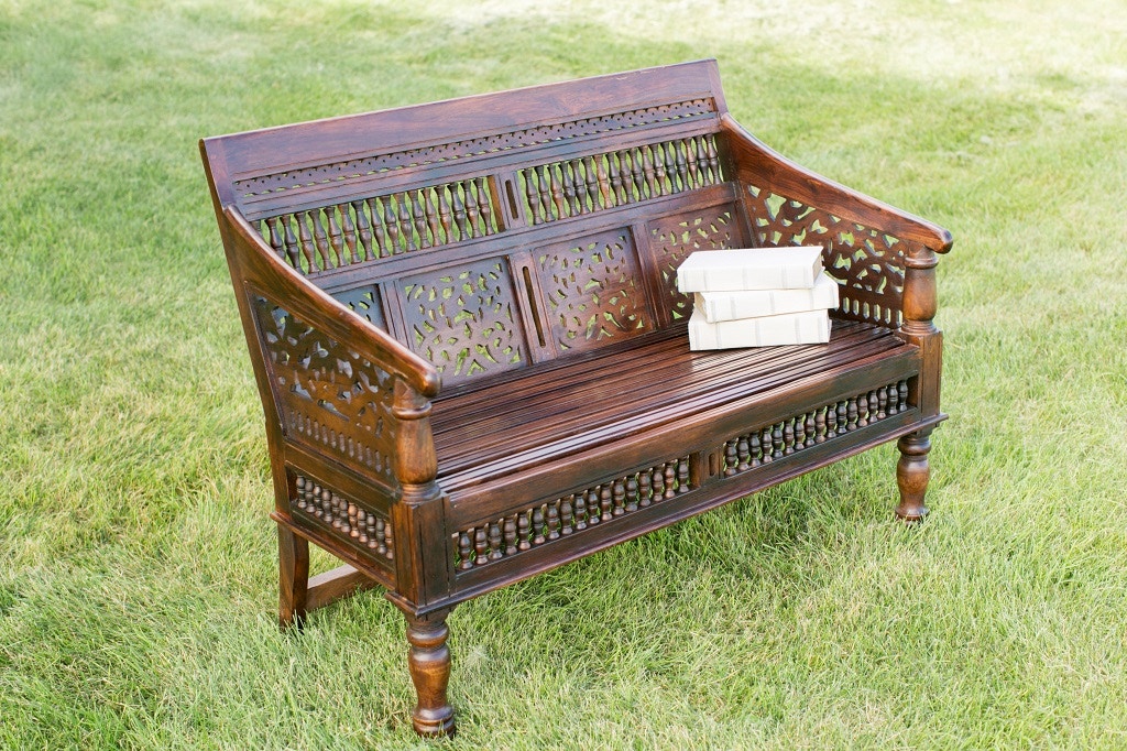 Suzara Carved Bench