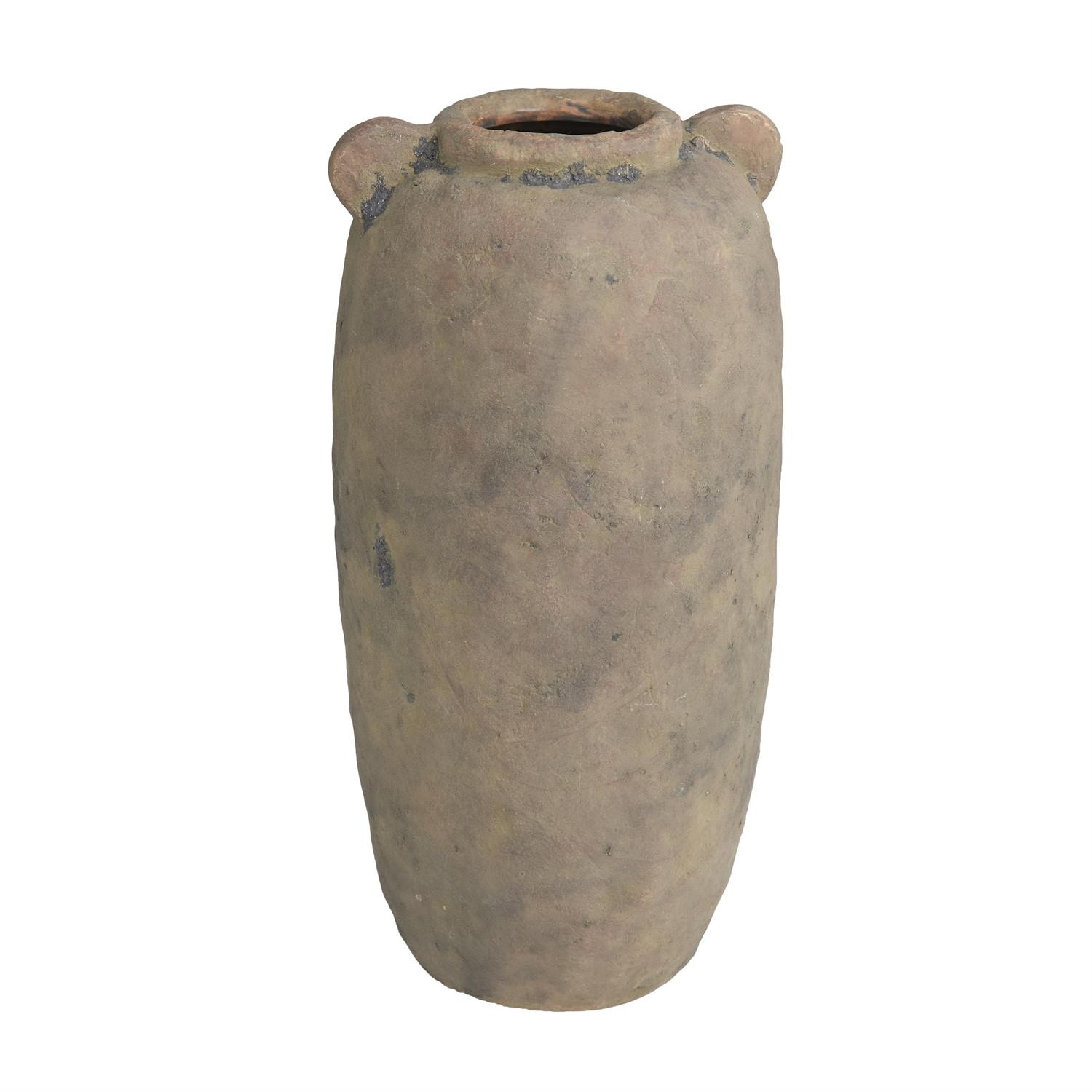  Brown Distressed Terracotta Vase 