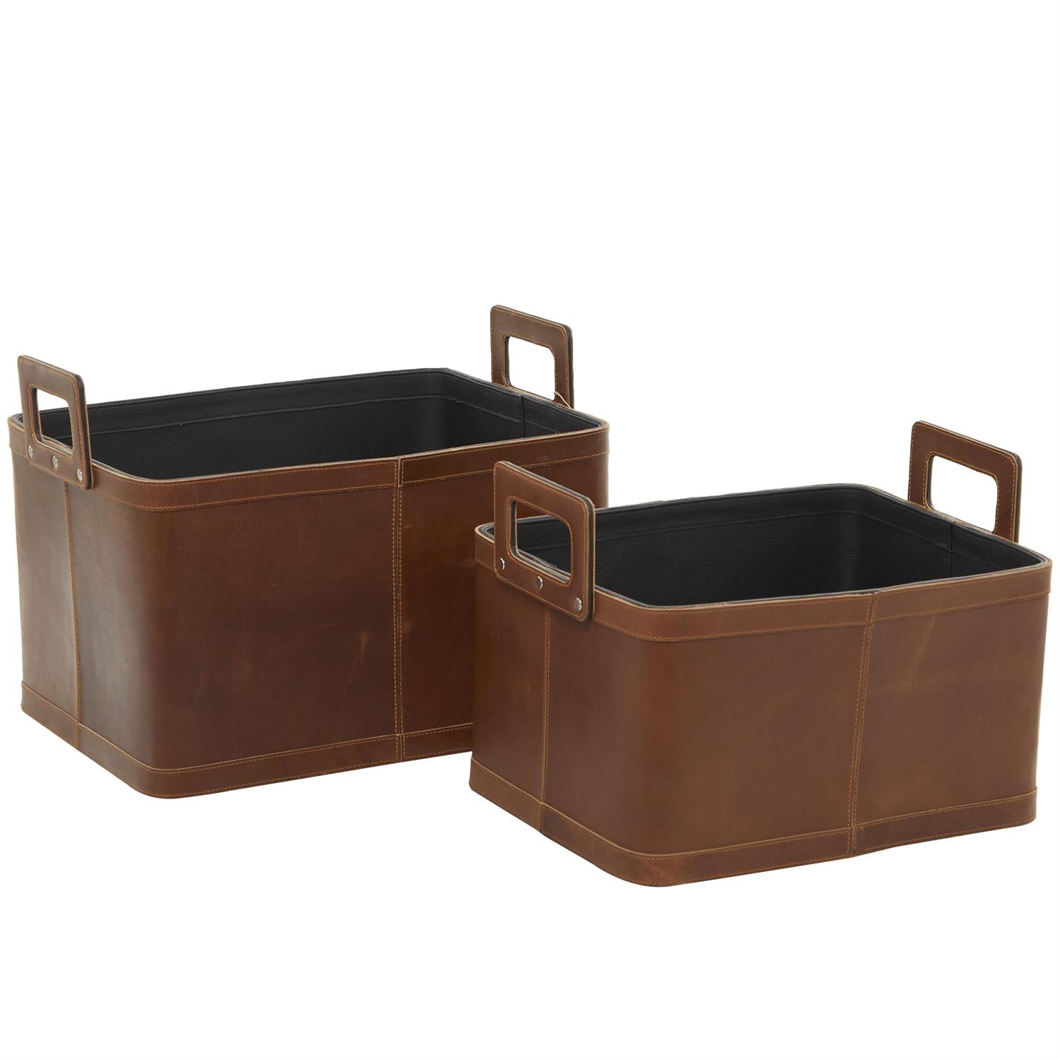  Genuine Leather Magazine Hldr S/2 14, 12H 