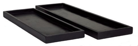  Mrbl Tray Blk S/2 22, 18W 