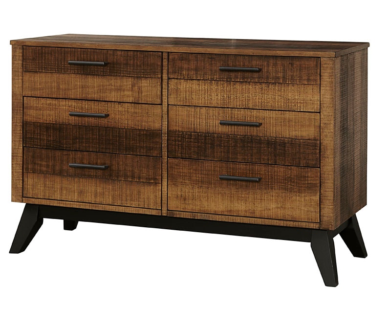 Urban Rustic 6 Drawer Dresser