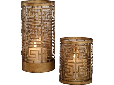  Ruhi Hurricane Candleholders, S/2 