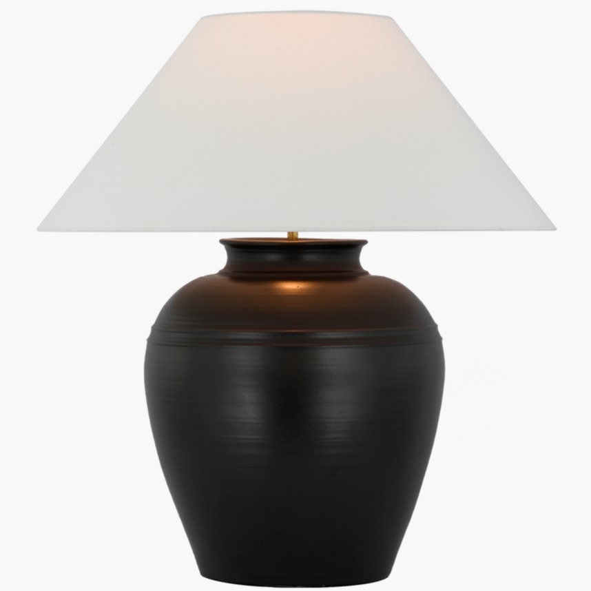 Prado Medium Table Lamp in Mattle Black 
