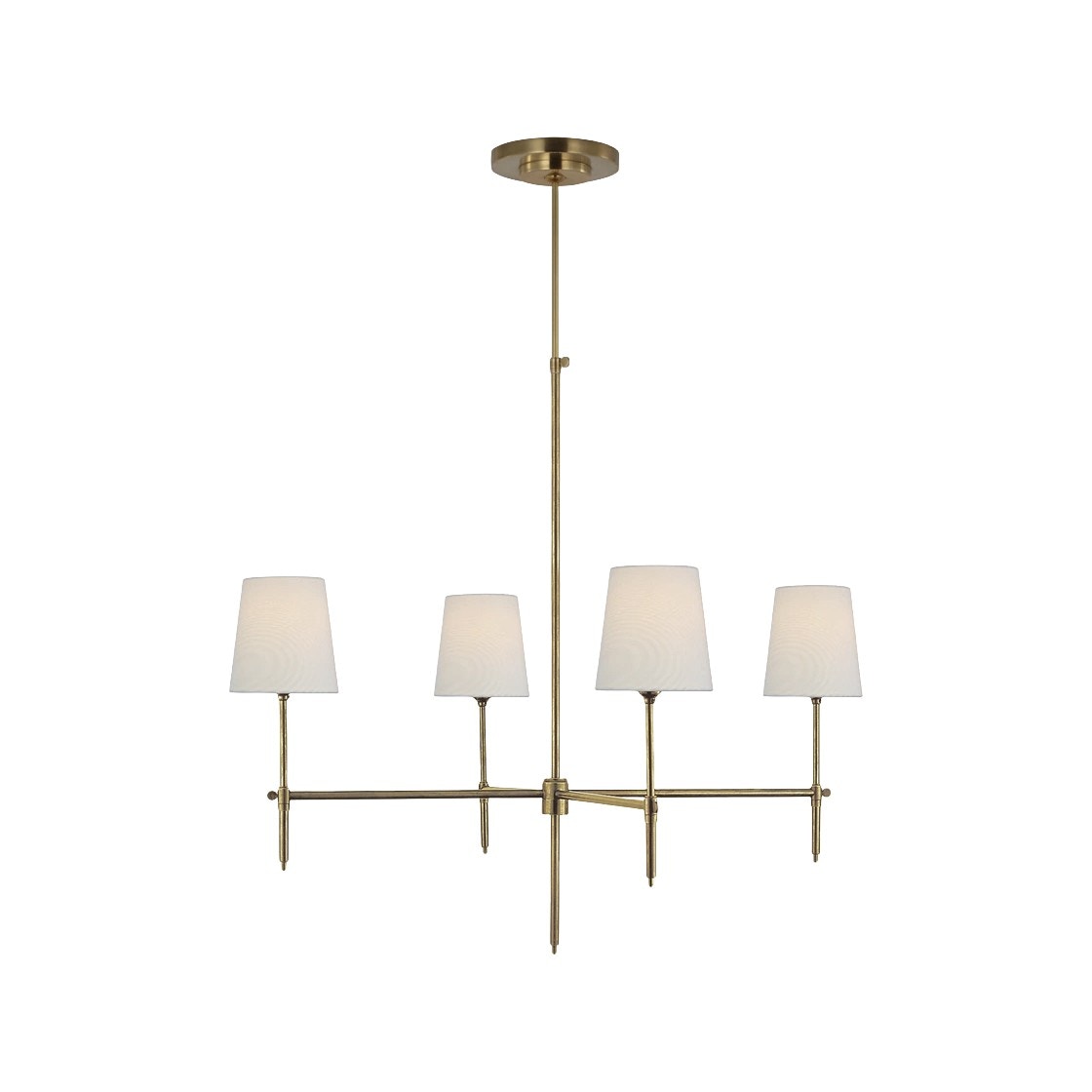  Bryant Large Chandelier in Hand-Rubbed 