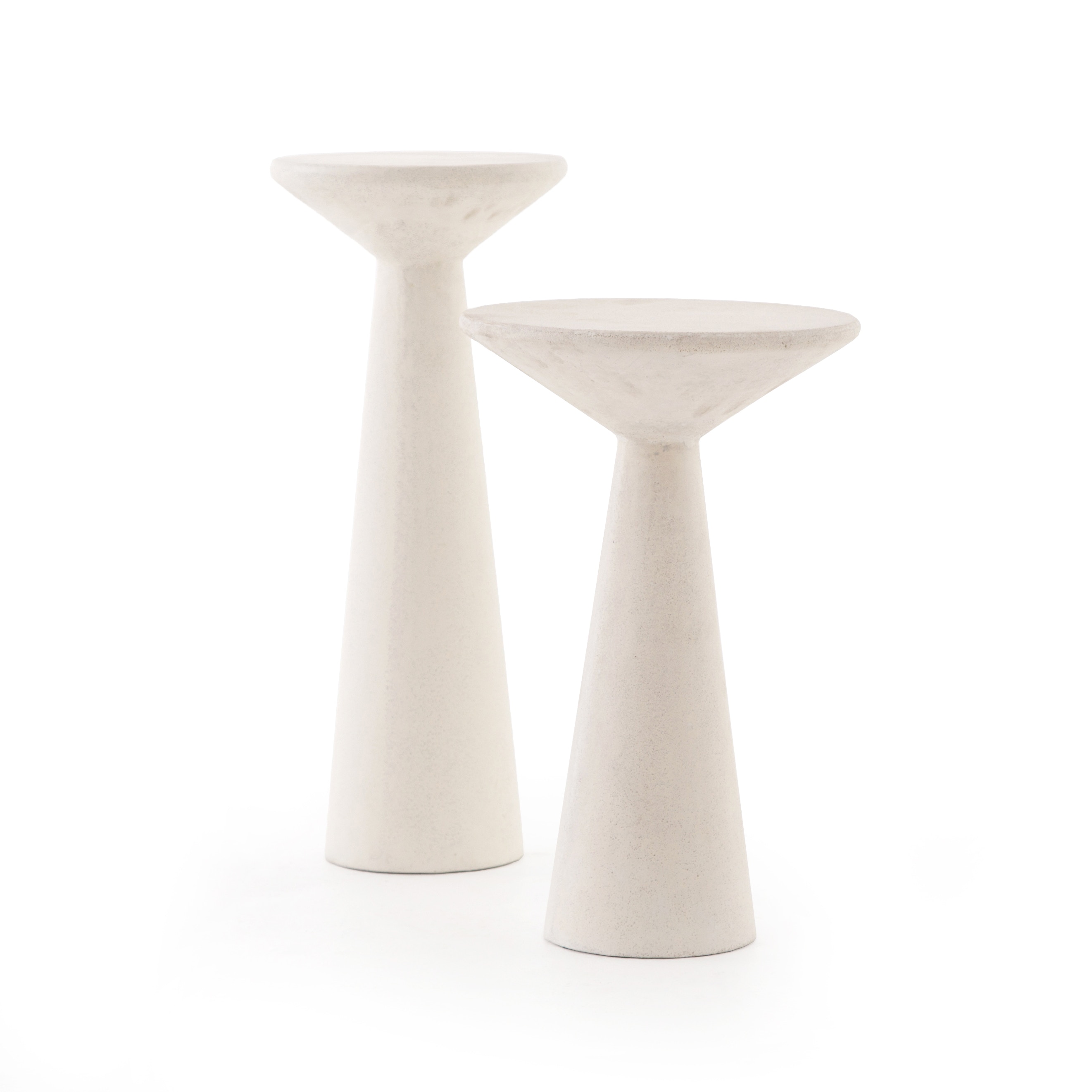  RAVINE CONCRETE ACCENT TABLES, SET OF 2 