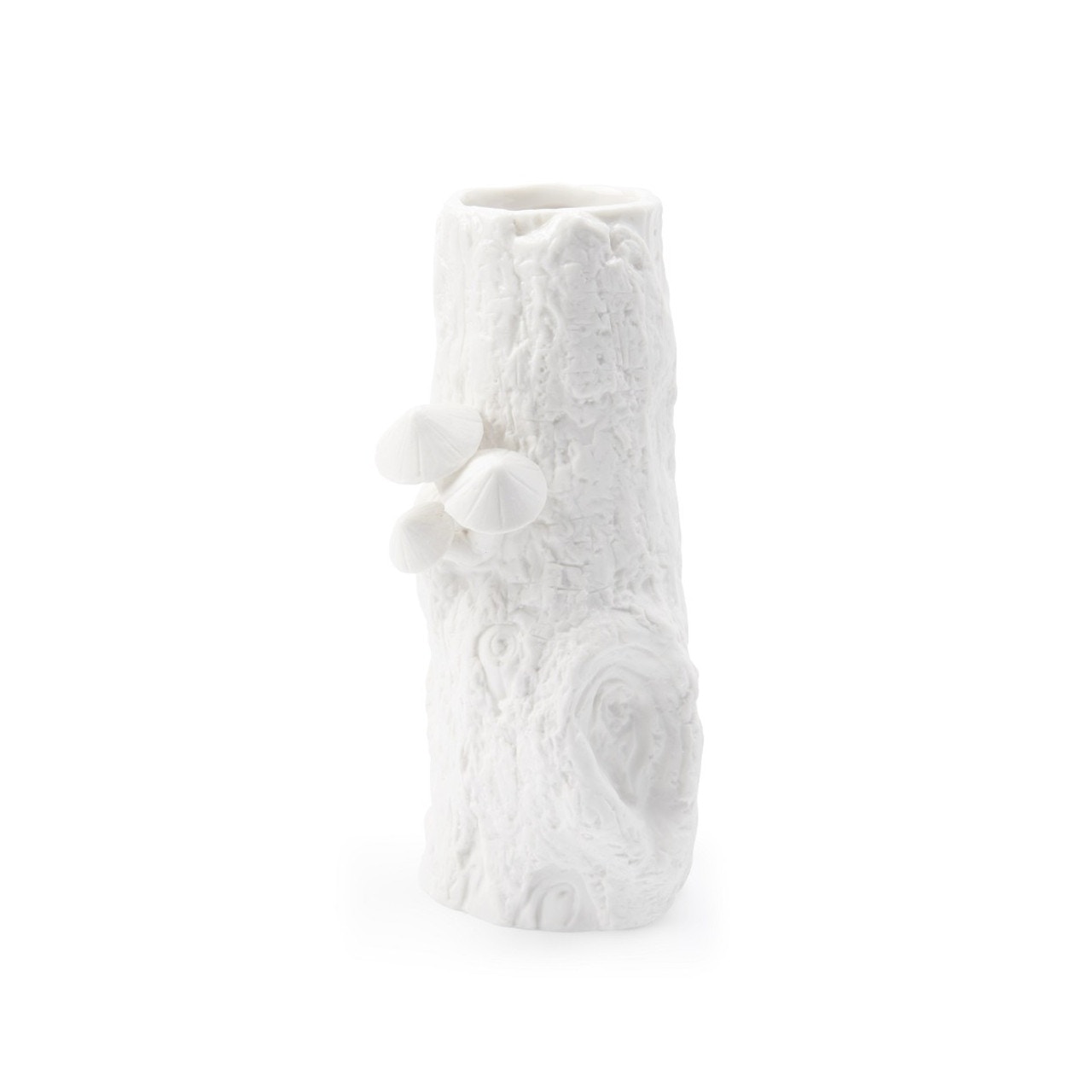 Branch Small Vase, Blanc de Chine 