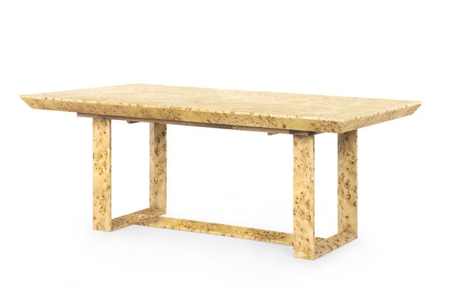  Easton Dining Table, Burl 