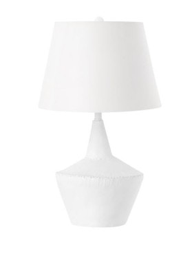  Enny Lamp With Shade, Plaster White 