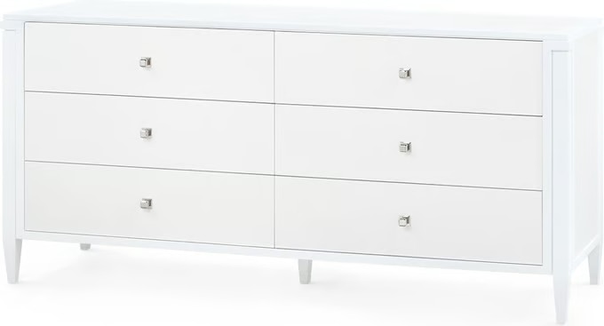  Kingston 6-Drawer, Soft White 