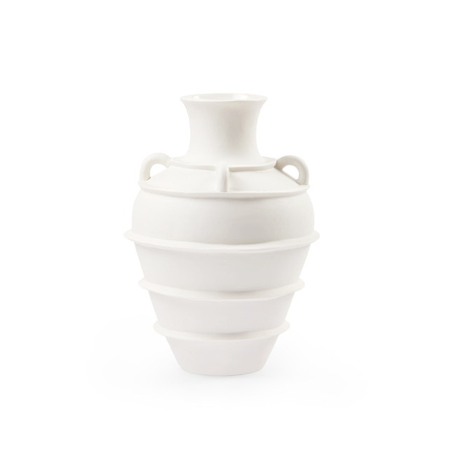  Phaedra Vase, Blanc de Chine 