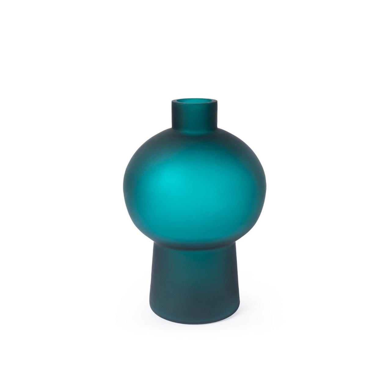  Sharri Small Vase, Dark Persian Green 