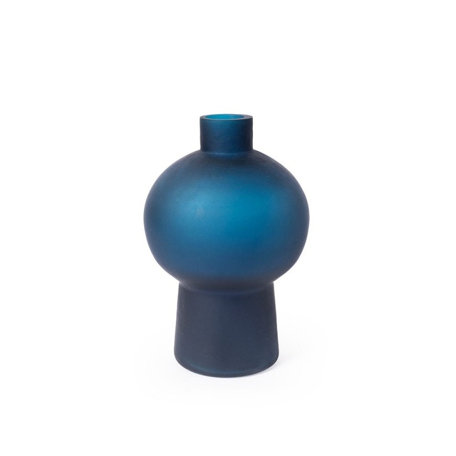  Sharri Small Vase, Prussian Blue 