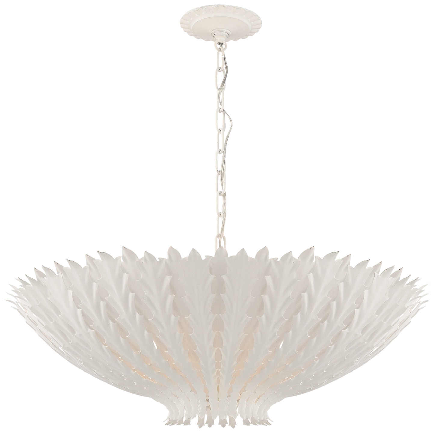  Hampton Large Chandelier in Plaster White 