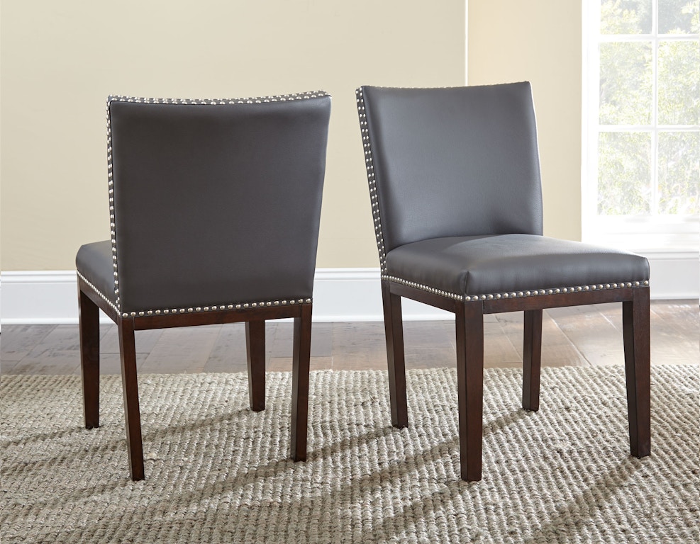 dining room chairs with nailheads