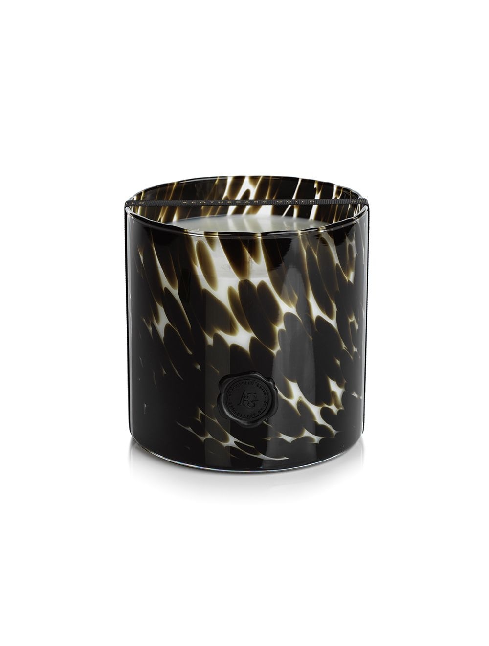  AG Opal Glass Three Wick Candle 