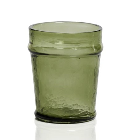  Artisan Hammered Highball Glass- Green-min. 12 